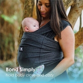 Baby K'tan Active Yoga - Heather Black | The Nest Attachment Parenting Hub